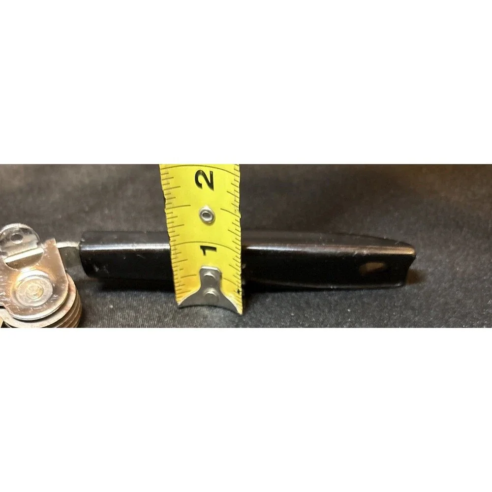 VTG ECKO Black Handled Manual Pull Through Knife Sharpener USA Great Condition
